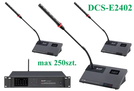zestaw cyfrowych mikrofonów bezprzewodowych BKR DCS-E2402