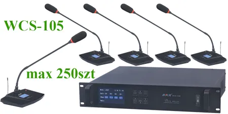zestaw cyfrowych mikrofonów bezprzewodowych BKR WCS-105