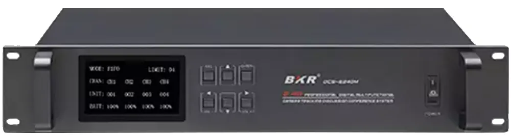 Płyta czołowa odbiornika BKR DCS-E240M Płyta front, odbiornik mikrofonów bezprzewodowych BKR DCS-E240M