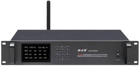 Cyfrowy odbiornik BKR DCS-E240M Odbiornik bezprzewodowych mikrofonów konferencyjnych BKR DCS-E240M