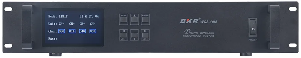 Płyta czołowa odbiornika BKR WCS-10M Płyta front, odbiornik mikrofonów bezprzewodowych BKR WCS-10M