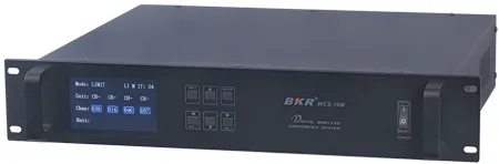 Cyfrowy odbiornik BKR WCS-10M Odbiornik bezprzewodowych mikrofonów konferencyjnych BKR WCS-10M