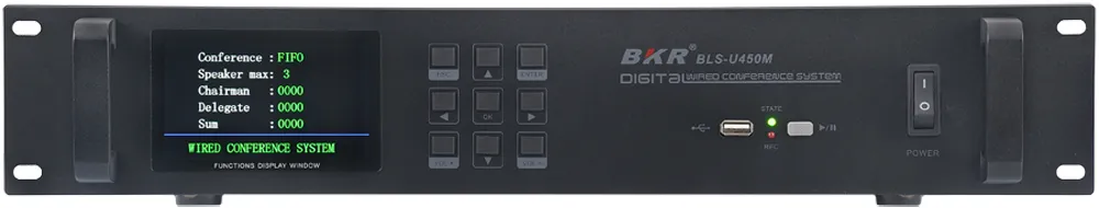 Jednostka centralna do mikrofonowego systemu przewodowego BKR BLS-U450M