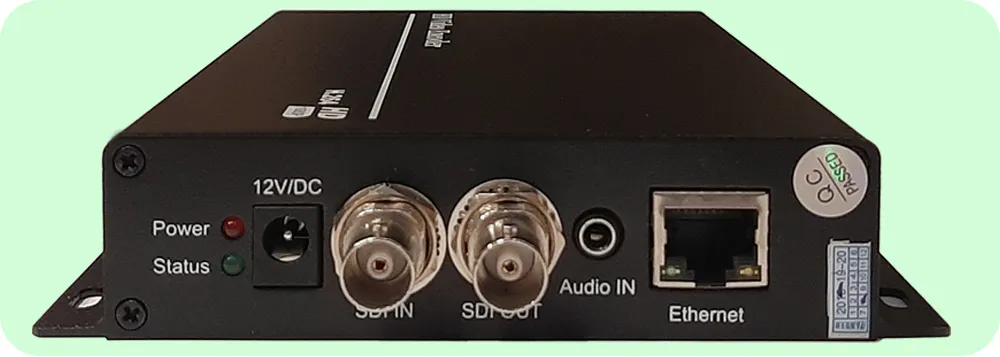 enkoder z wej/wyj SDI + audio