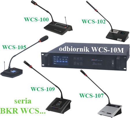 odbiornik mikrofonów bezprzewodowych BKR WCS-10M