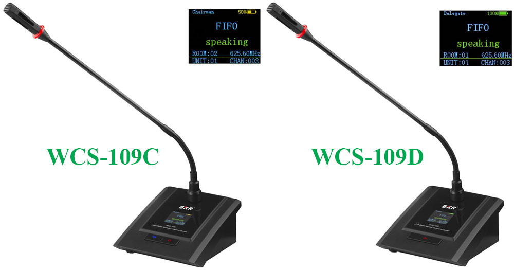 bezprzewodowe mikrofony sterowane BKR WCS-109