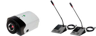 System przewodowych mikrofonów z głośnikami i kompletem kamer BKR BLS-4516