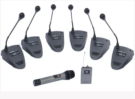 zestaw konferencyjnych mikrofonów bezprzewodowych BKR KX-D3880